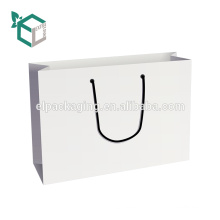 Bolsa de papel blanco de alta calidad de bajo costo de producción